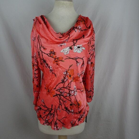 Elementz Women Floral Blouse Top Size L - Picture 1 of 11